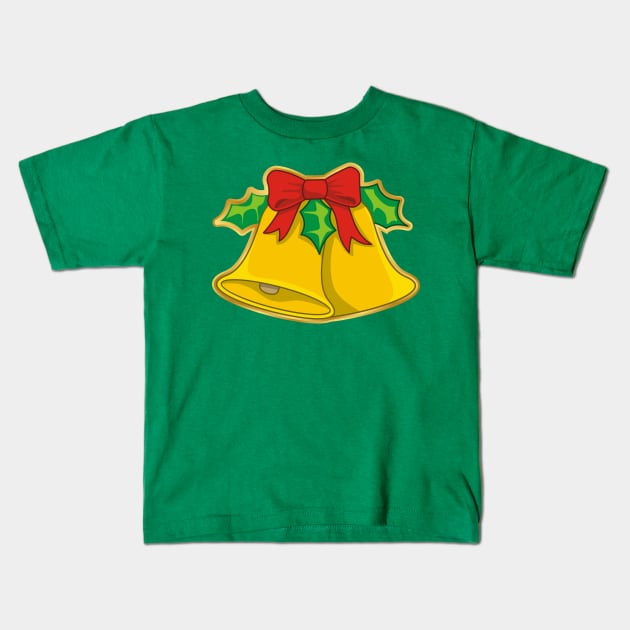 Christmas Bells Kids T-Shirt by sifis